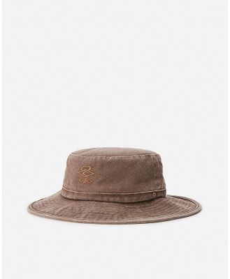Searcher Mid Brim Hat. Chocolate Size