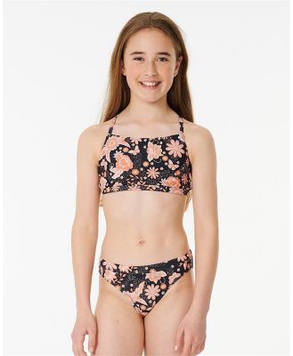 Sun Catcher Short Sleeve 3 Piece Bikini Set. Size