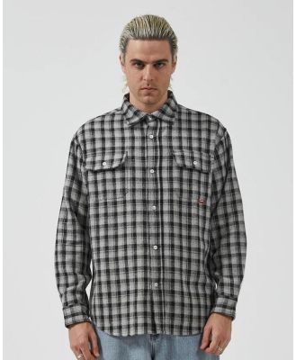 Grilled Long Sleeve Flannel Shirt.