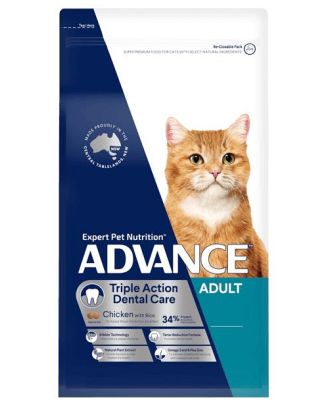 Advance Adult Dental Oral Dry Cat Food Chicken 2kg
