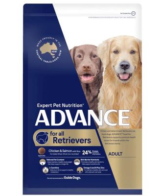 Advance Adult Retrievers Large Breed Dry Dog Food Chicken And Salmon 26kg
