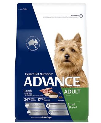 Advance Adult Toy Small Breed Dry Dog Food Lamb 16kg