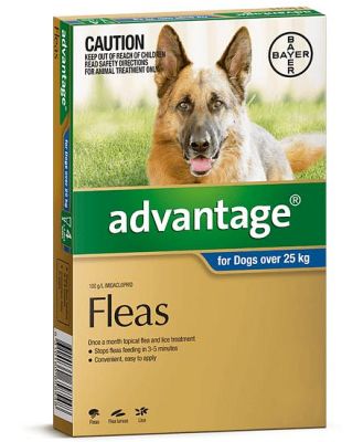 Advantage Dog Extra Large Blue 6 Pack