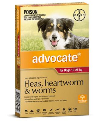 Advocate Dog Large Red 3 Pack