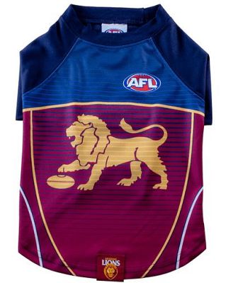 Afl Dog T Shirt Brisbane Lions
