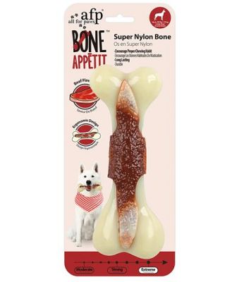 Afp Bone Appetit Super Nylon Bone Beef Flavor Infused