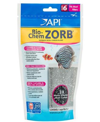 Api Bio Chem Zorb Aquarium Canister Filter Filtration Pouch 283g