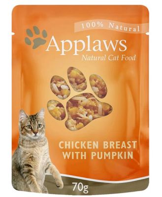 Applaws Chicken Breast With Pumpkin Adult Wet Cat Food 16 X 70g