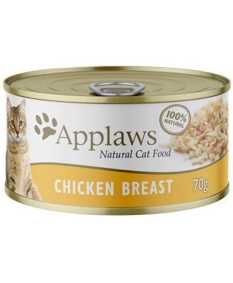 Applaws Wet Cat Food Chicken Tin 24 X 70g
