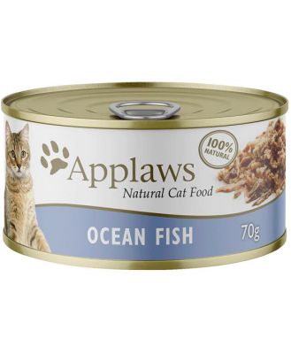Applaws Wet Cat Food Ocean Fish Tin 24 X 70g