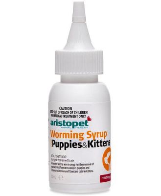 Aristopet Worming Syrup Puppy Kitten 50ml