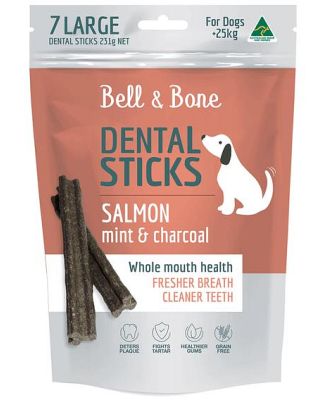 Bell And Bone Salmon Mint And Charcoal Dental Dog Treats