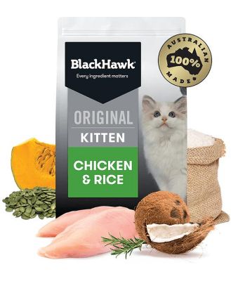 Black Hawk Chicken And Rice Kitten Dry Food 3kg