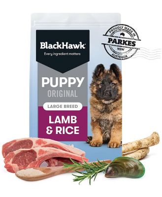 Black Hawk Dry Dog Food Puppy Large Breed Original Lamb And Rice 10kg