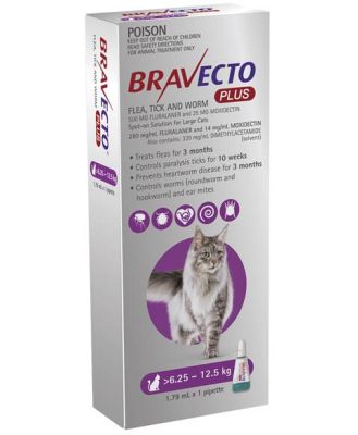 Bravecto Plus For Large Cats Protection 1 Pack