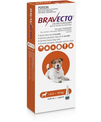 Bravecto Spot On For Dogs Orange Protection 2 Pack