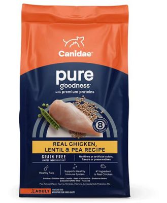 Canidae Pure Grain Free Dog Food Chicken Lentil And Pea Recipe 10.8kg