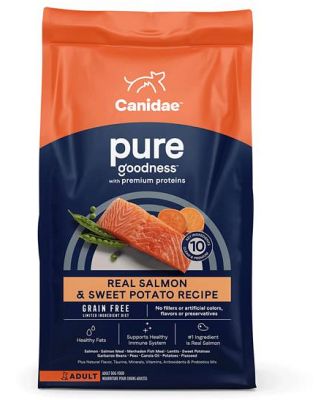 Canidae Pure Grain Free Dry Dog Food Salmon And Sweet Potato Recipe 10.8kg