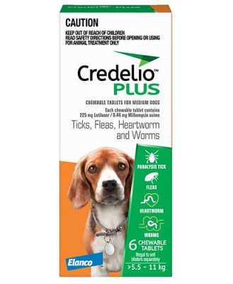 Credelio Plus Medium Dog Orange 12 Pack