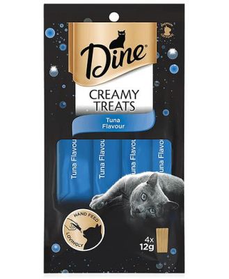Dine Creamy Treats Tuna Flavour 32 X 12g