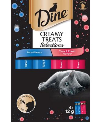 Dine Creamy Treats Tuna Selection 32 X 12g