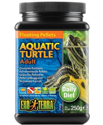 Exo Terra Aquatic Turtle Food Adult Floating Pellets 250g