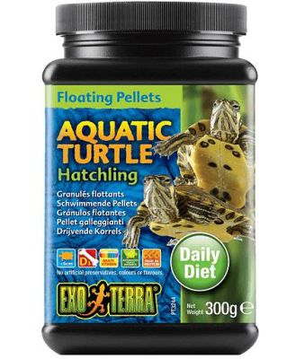 Exo Terra Aquatic Turtle Food Hatchling Floating Pellets 300g