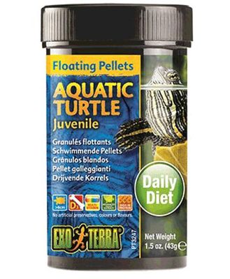 Exo Terra Aquatic Turtle Food Juvenile Floating Pellets 265gm