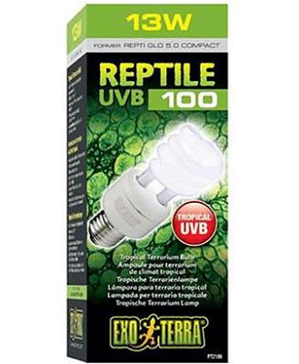 Exo Terra Reptile Uvb100 Tropical Bulb 13w