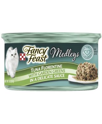 Fancy Feast Medleys Tuna Florentine Wet Cat Food 24 X 85g