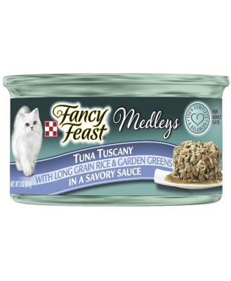 Fancy Feast Medleys Tuna Tuscany Wet Cat Food 24 X 85g