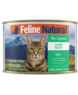 Feline Natural Lamb Feast Canned Cat Food 12 X 170g