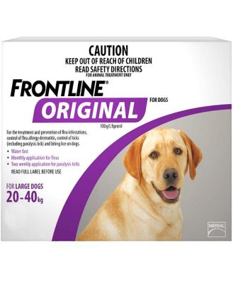 Frontline Original Large Dog Purple 4 Pack