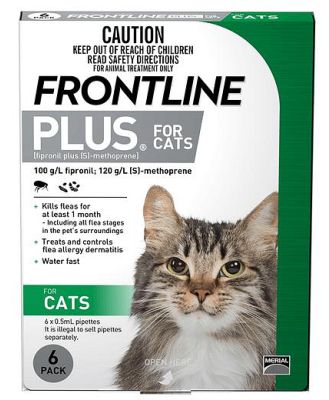 Frontline Plus Cat Green 6 Pack