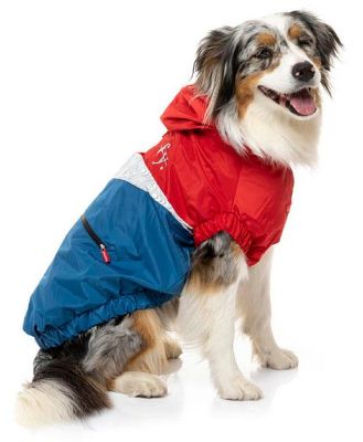 Fuzzyard The Seattle Raincoat Red And Blue