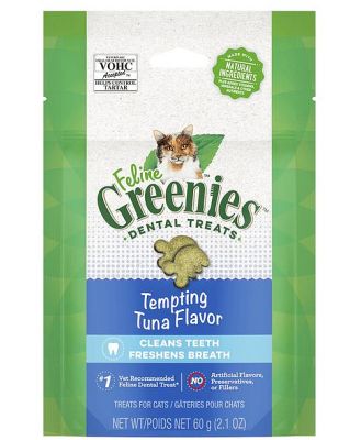 Greenies Cat Treats Dental Tempting Tuna Flavour 60g