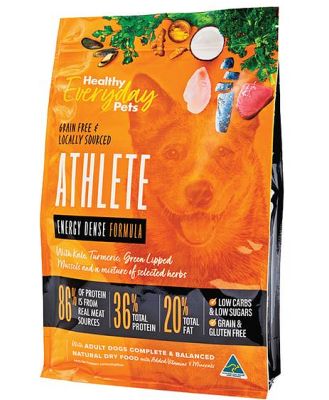 Healthy Everyday Pets Athlete Dry Dog Food 3kg