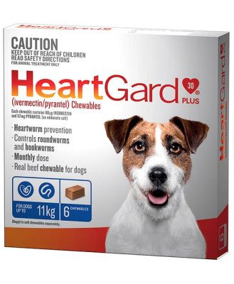 Heartgard Plus Sml Dog Blue 6 Pack