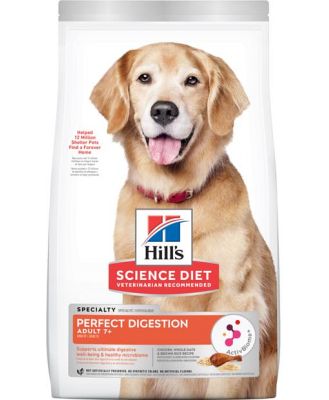 Hills Science Diet Adult 7 Plus Perfect Digestion Dry Dog Food 10.88kg