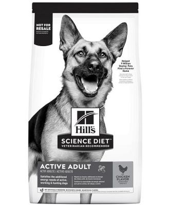 Hills Science Diet Adult Active Dry Dog Food 20kg