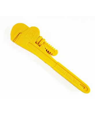 Industrial Dog Toy Nylon Pipe Wrench Yellow Each