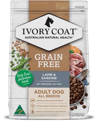 Ivory Coat Dry Dog Food Lamb Sardine 26kg