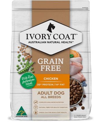 Ivory Coat Grain Free Dry Dog Food Adult Chicken With Coconut Oil 26kg