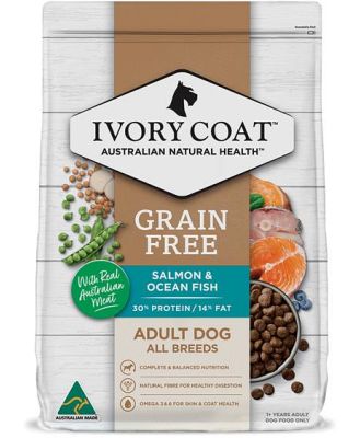 Ivory Coat Grain Free Dry Dog Food Adult Salmon And Ocean Fish 26kg