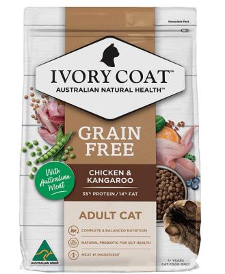 Ivory Coat Grain Free Indoor Chicken Kangaroo 2kg