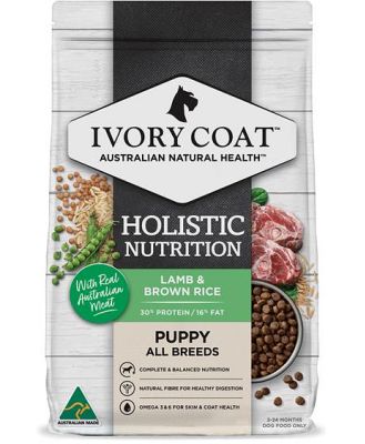 Ivory Coat Holistic Nutrition Dry Dog Food Puppy Lamb And Brown Rice 5kg