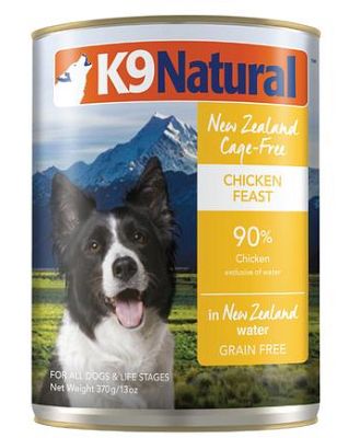 K9 Natural Chicken Feast Canned 12 X 370g