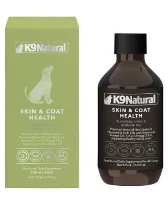 K9 Natural Skin And Coat Healthy Immune System Omega 3 Oil For Dogs 175ml