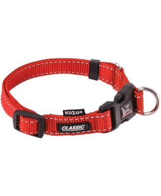 Kazoo Collar Classic Adjustable Red X