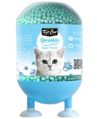Kit Cat Deodorising Litter Sprinkles Baby Powder 240g